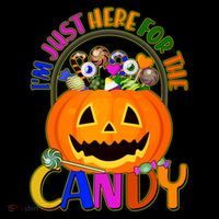 Funny Halloween I'm Just Here For The Candy Coffee Mug thumb 5