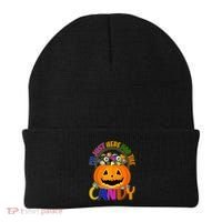 Funny Halloween I'm Just Here For The Candy Beanie thumb 0