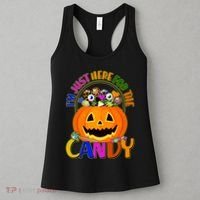 Funny Halloween I'm Just Here For The Candy Women's Tank Top thumb 3