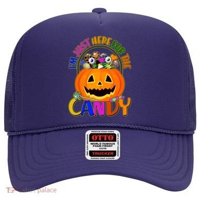 Funny Halloween I'm Just Here For The Candy Hat