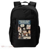 Funny Heard Island Penguins Against Tariffs Backpack thumb 0