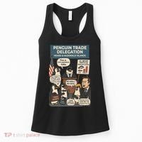 Funny Heard Island Penguins Against Tariffs Women's Tank Top thumb 0