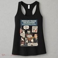 Funny Heard Island Penguins Against Tariffs Women's Tank Top thumb 3
