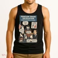 Funny Heard Island Penguins Against Tariffs Tank Top thumb 3