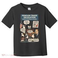 Funny Heard Island Penguins Against Tariffs Toddler T-Shirt thumb 0