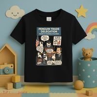 Funny Heard Island Penguins Against Tariffs Toddler T-Shirt thumb 3