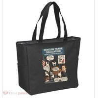 Funny Heard Island Penguins Against Tariffs Tote Bag thumb 2