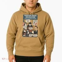 Funny Heard Island Penguins Against Tariffs Hoodie thumb 2