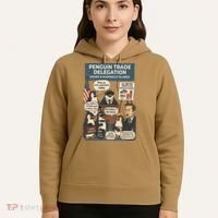Funny Heard Island Penguins Against Tariffs Hoodie thumb 5