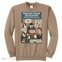 Funny Heard Island Penguins Against Tariffs Sweatshirt thumb 0
