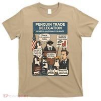 Funny Heard Island Penguins Against Tariffs T-Shirt thumb 0