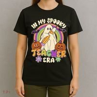 Funny Halloween In My Spooky Teacher Era T-Shirt thumb 4
