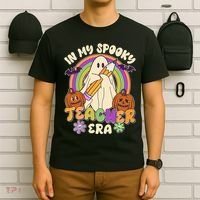 Funny Halloween In My Spooky Teacher Era T-Shirt thumb 6