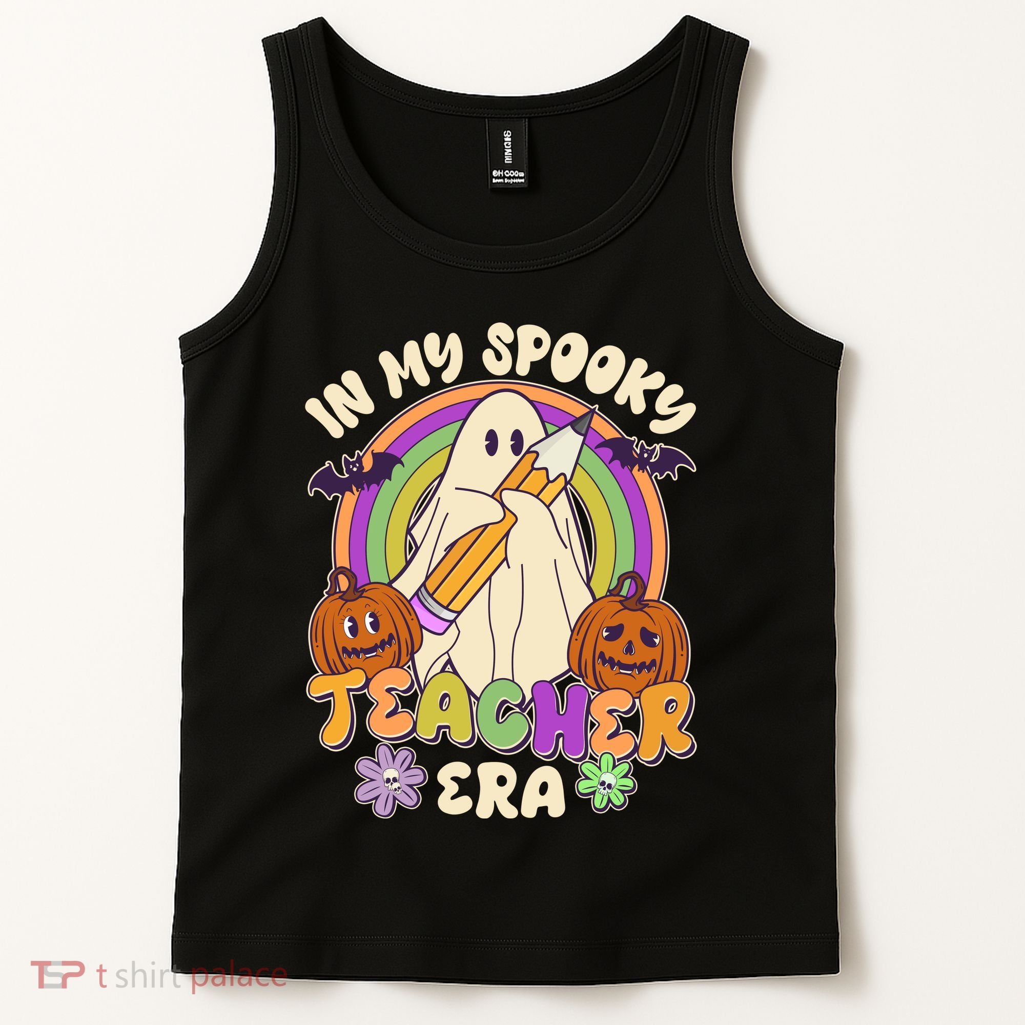 Funny Halloween In My Spooky Teacher Era Tank Top