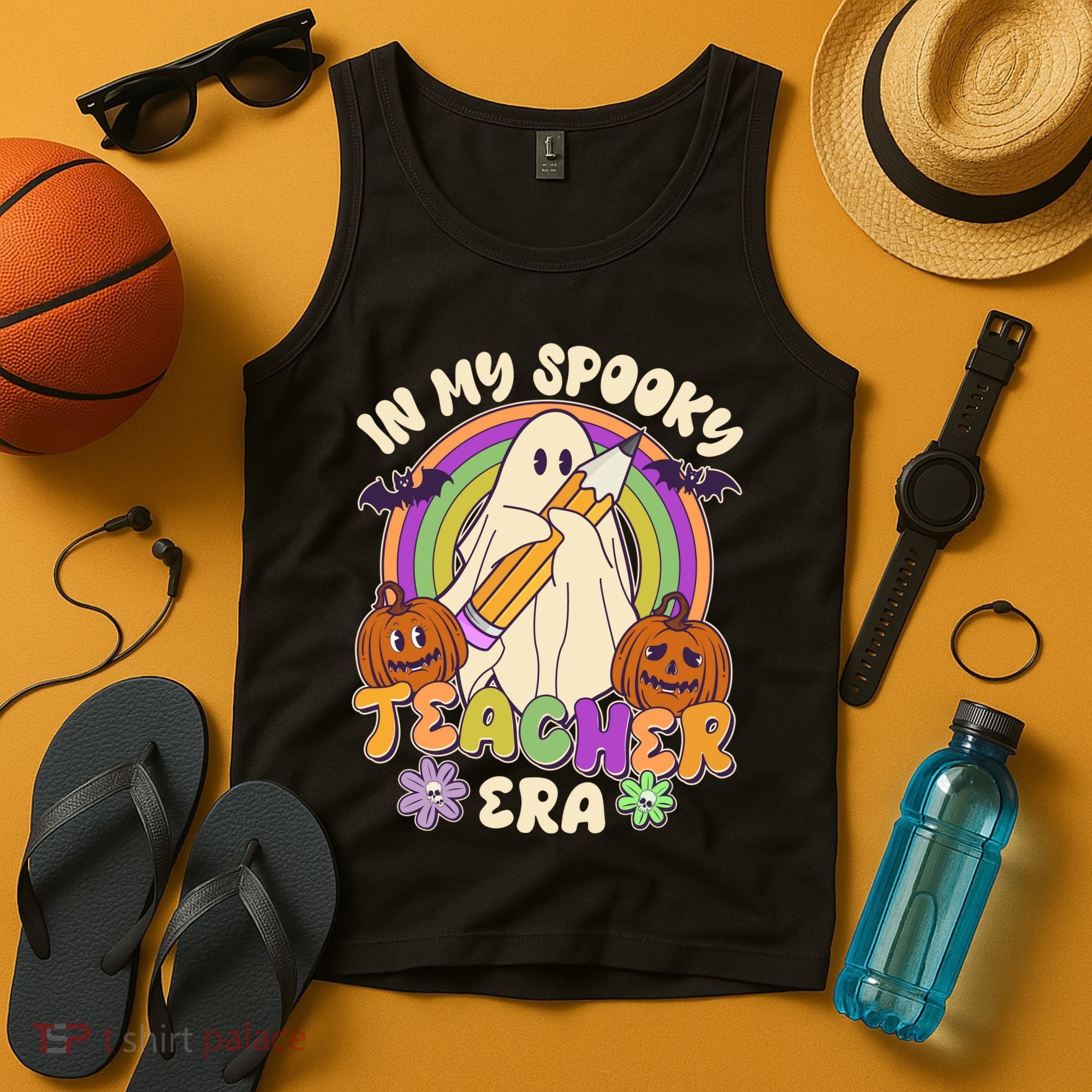 Funny Halloween In My Spooky Teacher Era Tank Top