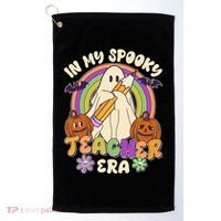 Funny Halloween In My Spooky Teacher Era Golf Towel thumb 0