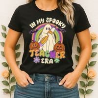 Funny Halloween In My Spooky Teacher Era Women's T-Shirt thumb 2