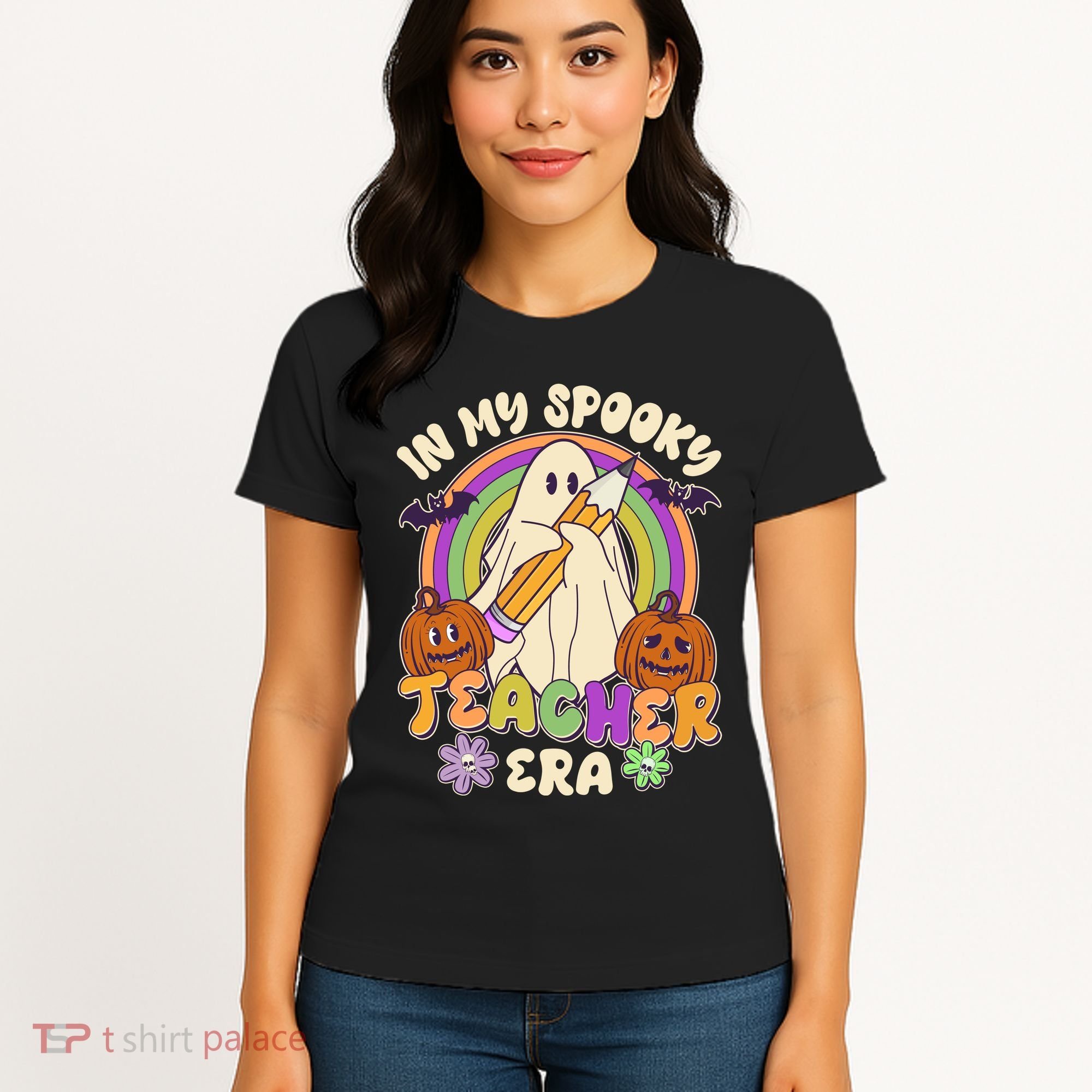 Funny Halloween In My Spooky Teacher Era Women's T-Shirt