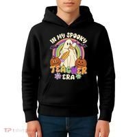 Funny Halloween In My Spooky Teacher Era Kids Hoodie thumb 4