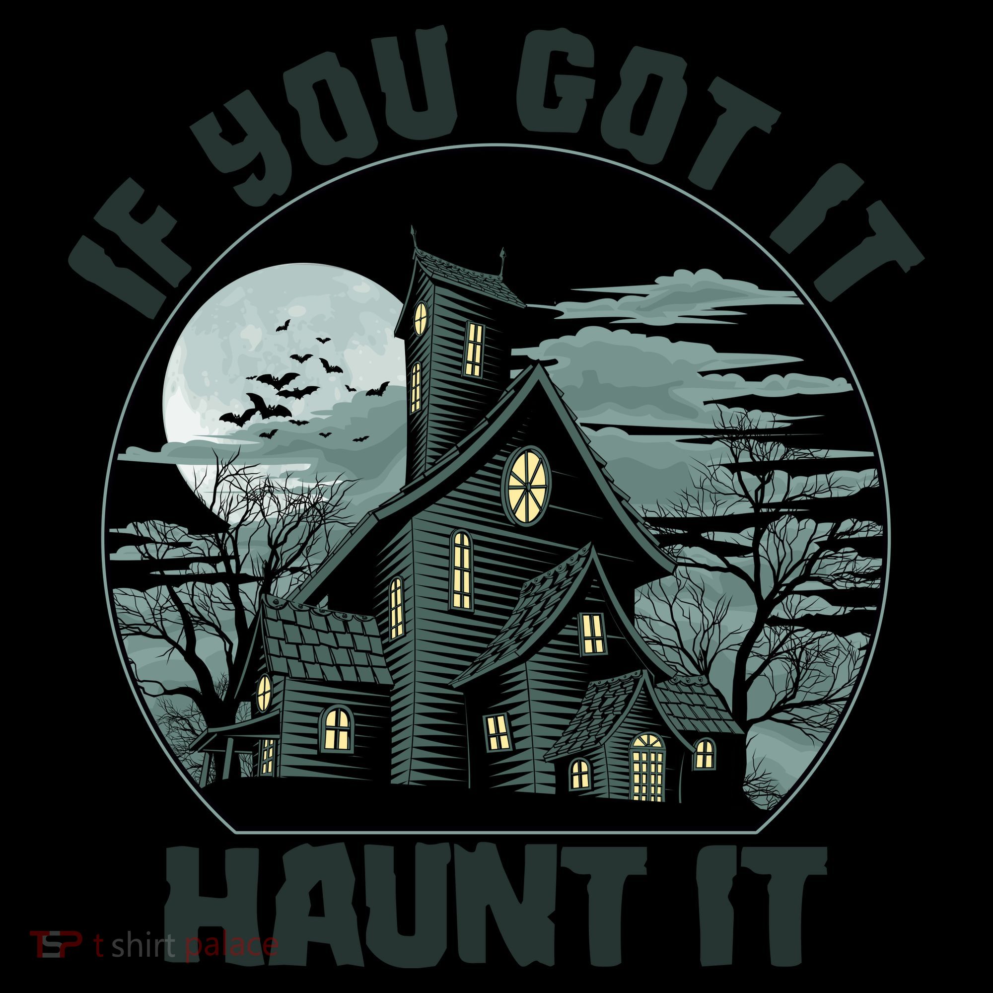 Funny Halloween If You Got It Haunt It Haunted House Coffee Mug