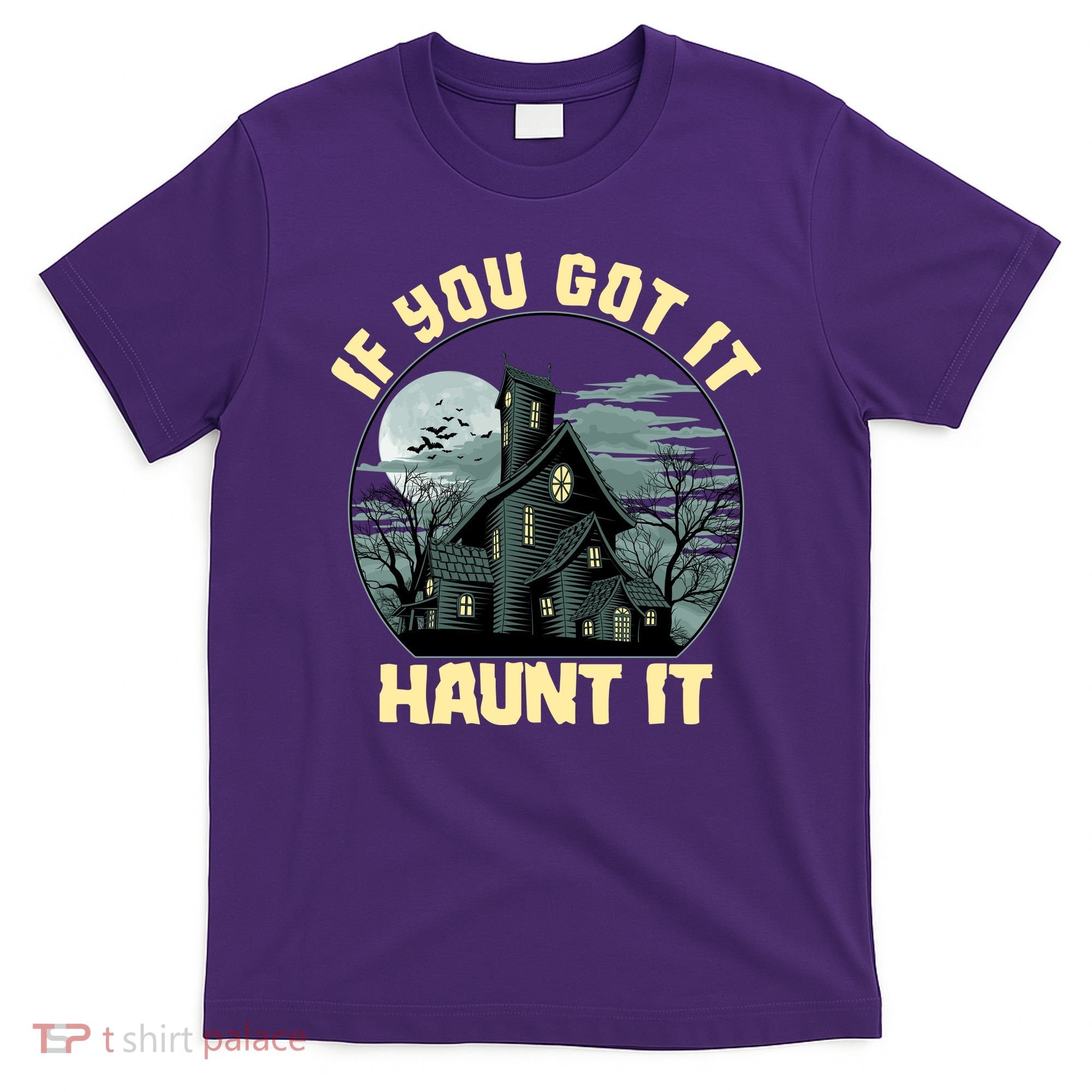 Funny Halloween If You Got It Haunt It Haunted House T-Shirt