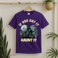 Funny Halloween If You Got It Haunt It Haunted House T-Shirt thumb 2