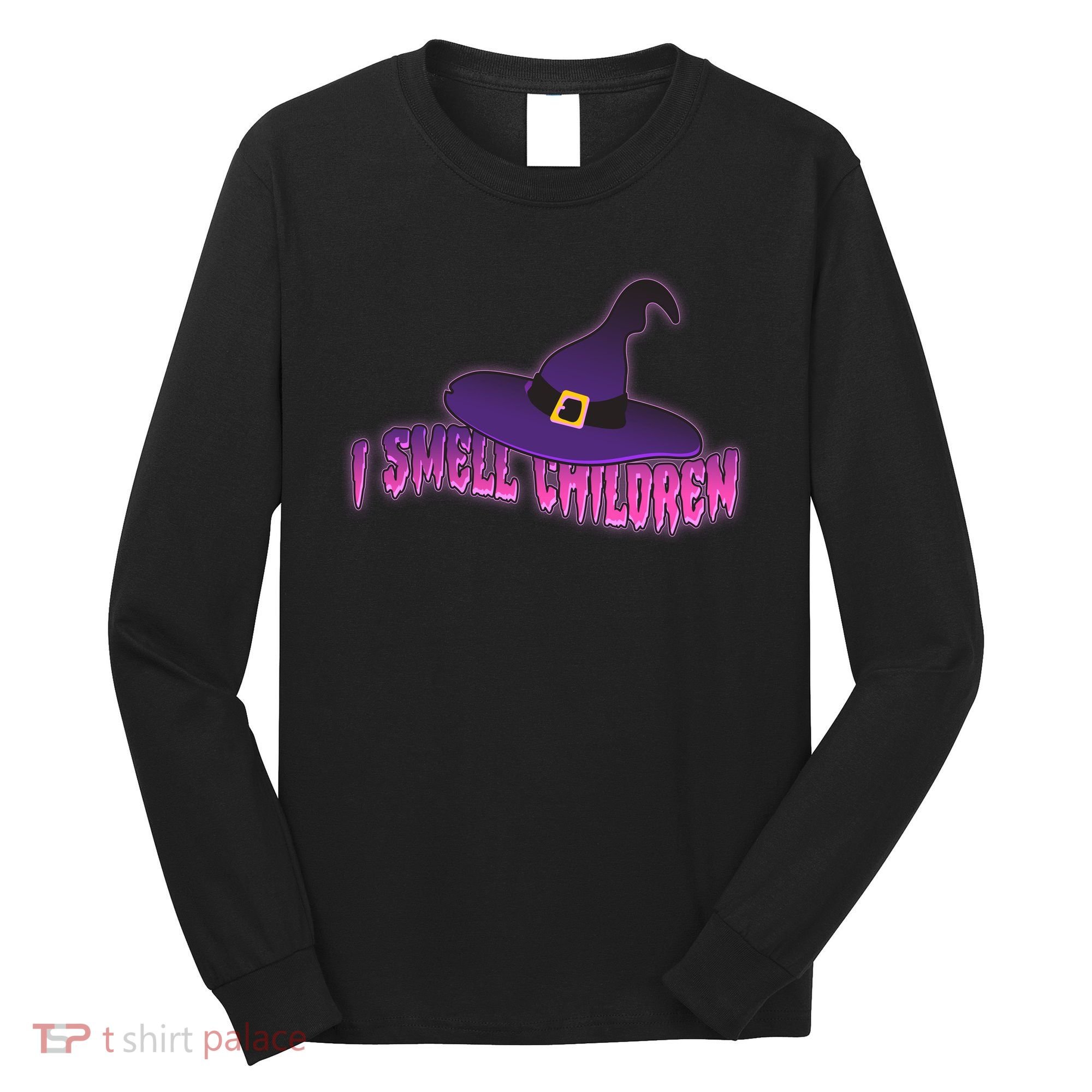 Funny Halloween I Smell Children Witches Long Sleeve Shirt