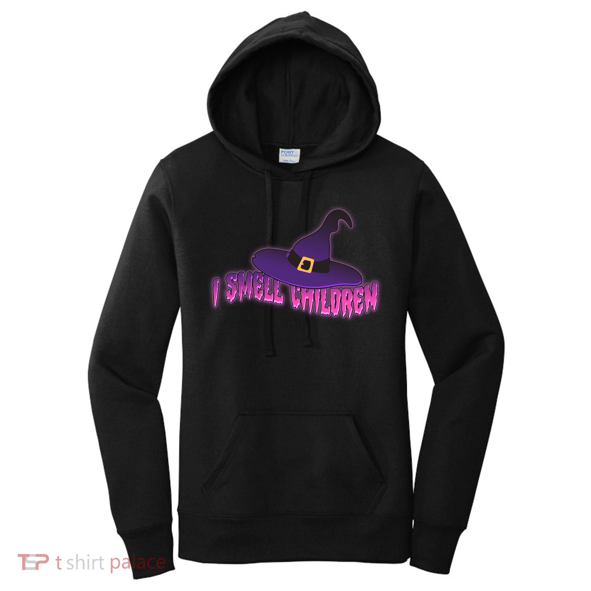 Funny Halloween I Smell Children Witches Women's Hoodie