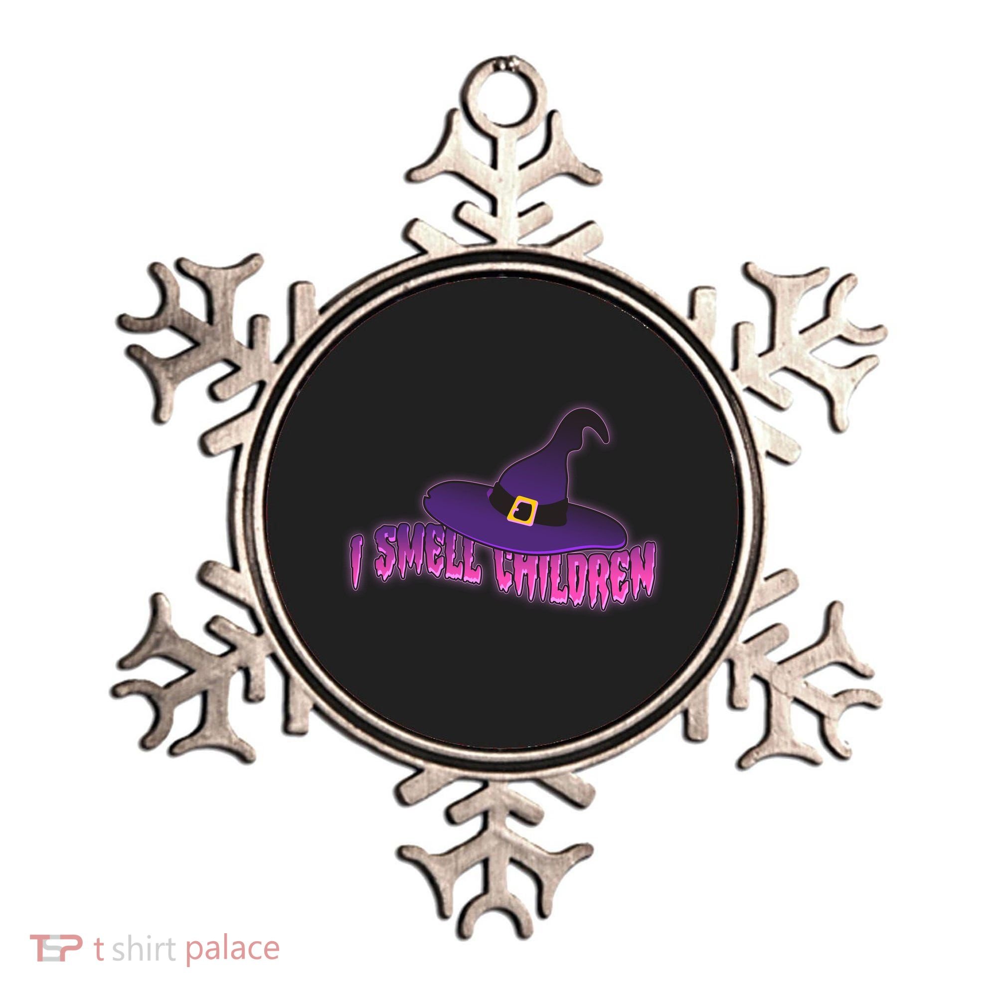 Funny Halloween I Smell Children Witches Ornament