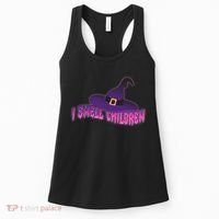 Funny Halloween I Smell Children Witches Women's Tank Top thumb 0