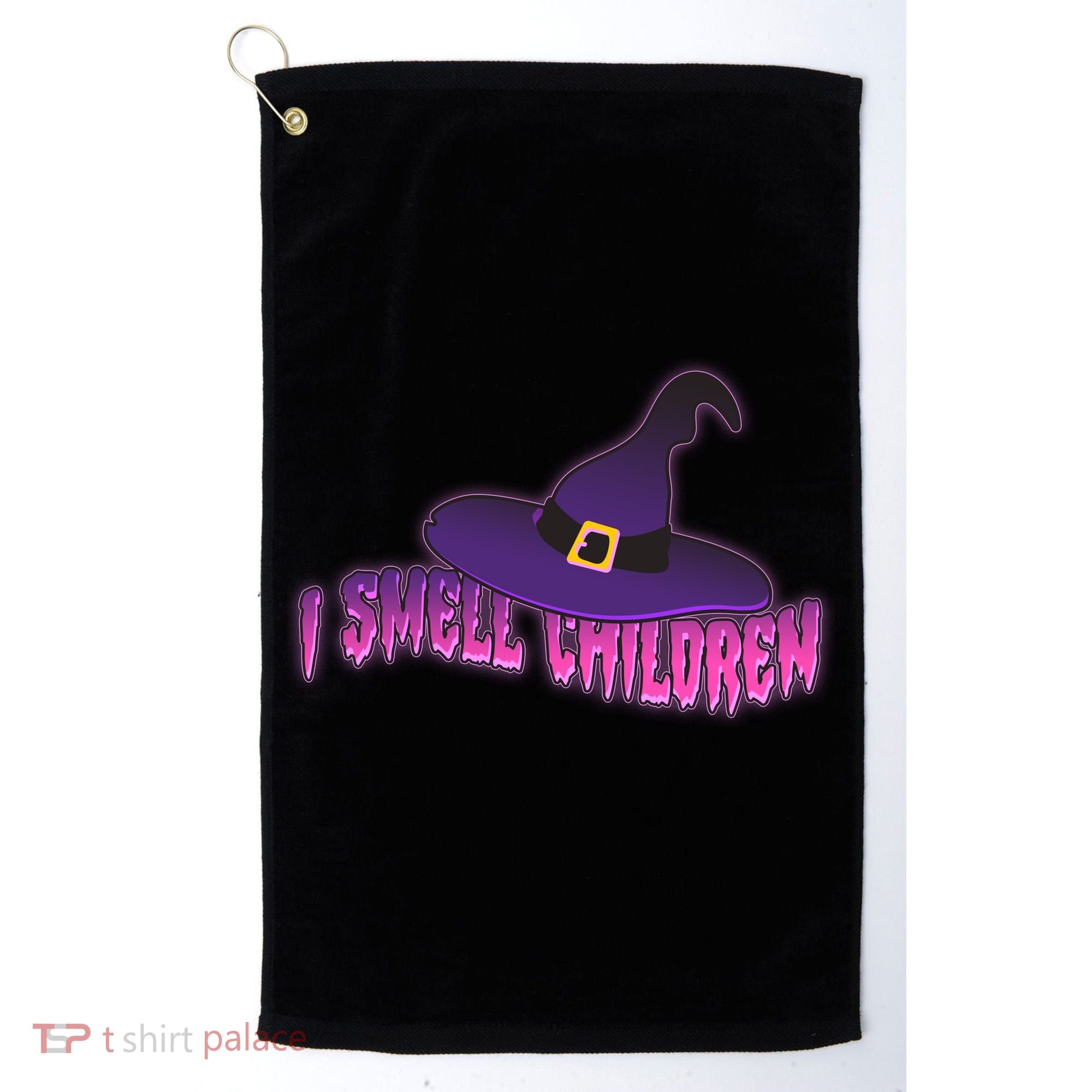 Funny Halloween I Smell Children Witches Golf Towel
