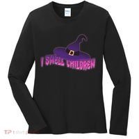 Funny Halloween I Smell Children Witches Women's Long Sleeve Shirt thumb 0