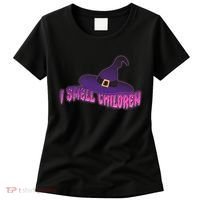 Funny Halloween I Smell Children Witches Women's T-Shirt thumb 0