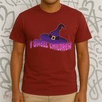 Funny Halloween I Smell Children Witches T-Shirt thumb 3