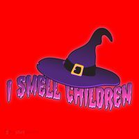 Funny Halloween I Smell Children Witches Santa Hat thumb 1