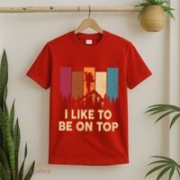 Funny Hikingshirt I Like Be On Top Mountain Hiker T-Shirt thumb 2
