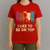 Funny Hikingshirt I Like Be On Top Mountain Hiker T-Shirt thumb 4