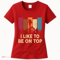 Funny Hikingshirt I Like Be On Top Mountain Hiker Women's T-Shirt thumb 0
