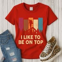 Funny Hikingshirt I Like Be On Top Mountain Hiker Women's T-Shirt thumb 3