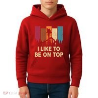 Funny Hikingshirt I Like Be On Top Mountain Hiker Kids Hoodie thumb 4
