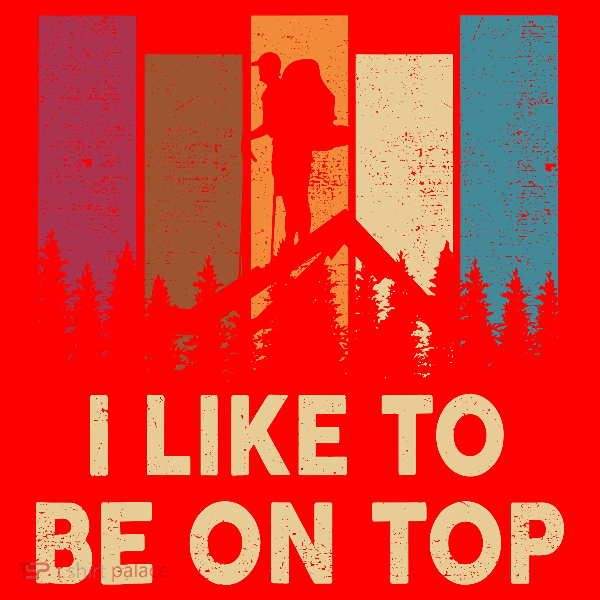 Funny Hikingshirt I Like Be On Top Mountain Hiker Kids Hoodie
