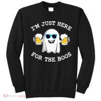 Funny Halloween Im Just Here For The Boos Costume Gift Sweatshirt thumb 0