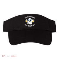 Funny Halloween Im Just Here For The Boos Costume Gift Visor thumb 0