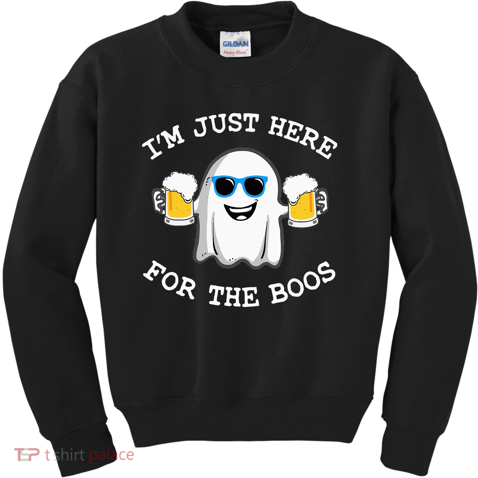 Funny Halloween Im Just Here For The Boos Costume Gift Kids Sweatshirt