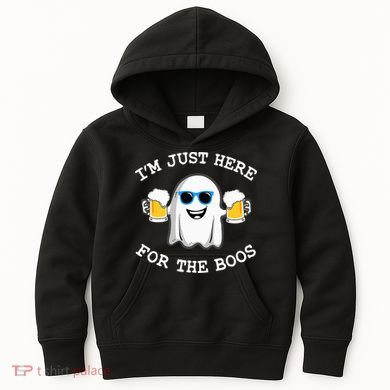 Funny Halloween Im Just Here For The Boos Costume Gift Kids Hoodie