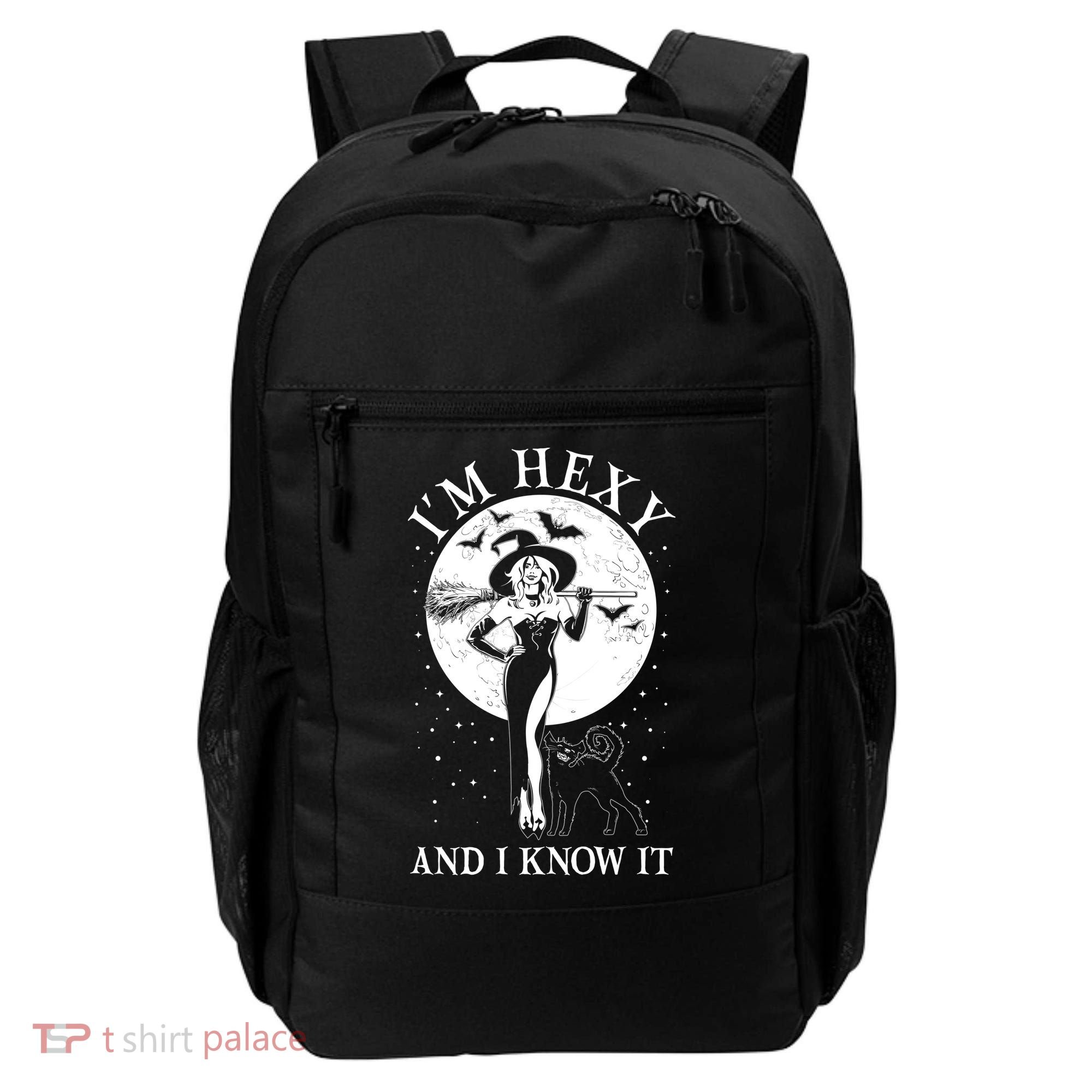Funny Halloween I'm Hexy And I Know It Sexy Witch Backpack