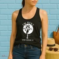 Funny Halloween I'm Hexy And I Know It Sexy Witch Women's Tank Top thumb 2