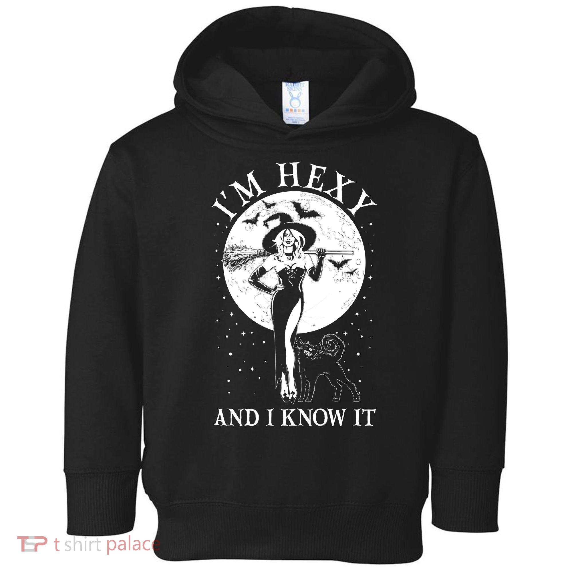 Funny Halloween I'm Hexy And I Know It Sexy Witch Toddler Hoodie