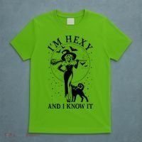 Funny Halloween I'm Hexy And I Know It Sexy Witch T-Shirt thumb 5
