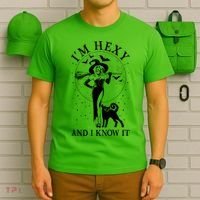 Funny Halloween I'm Hexy And I Know It Sexy Witch T-Shirt thumb 6